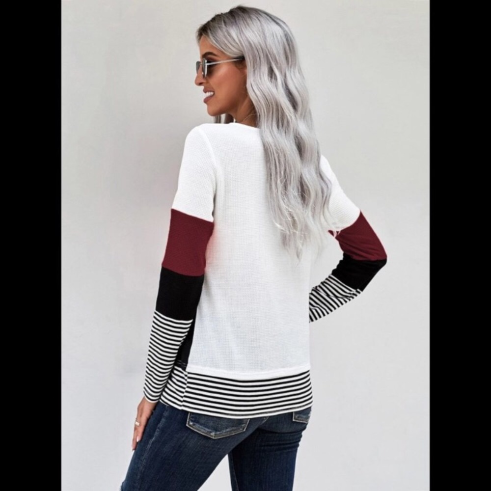 Striped Colorblock long sleeve - Picture 3 of 3